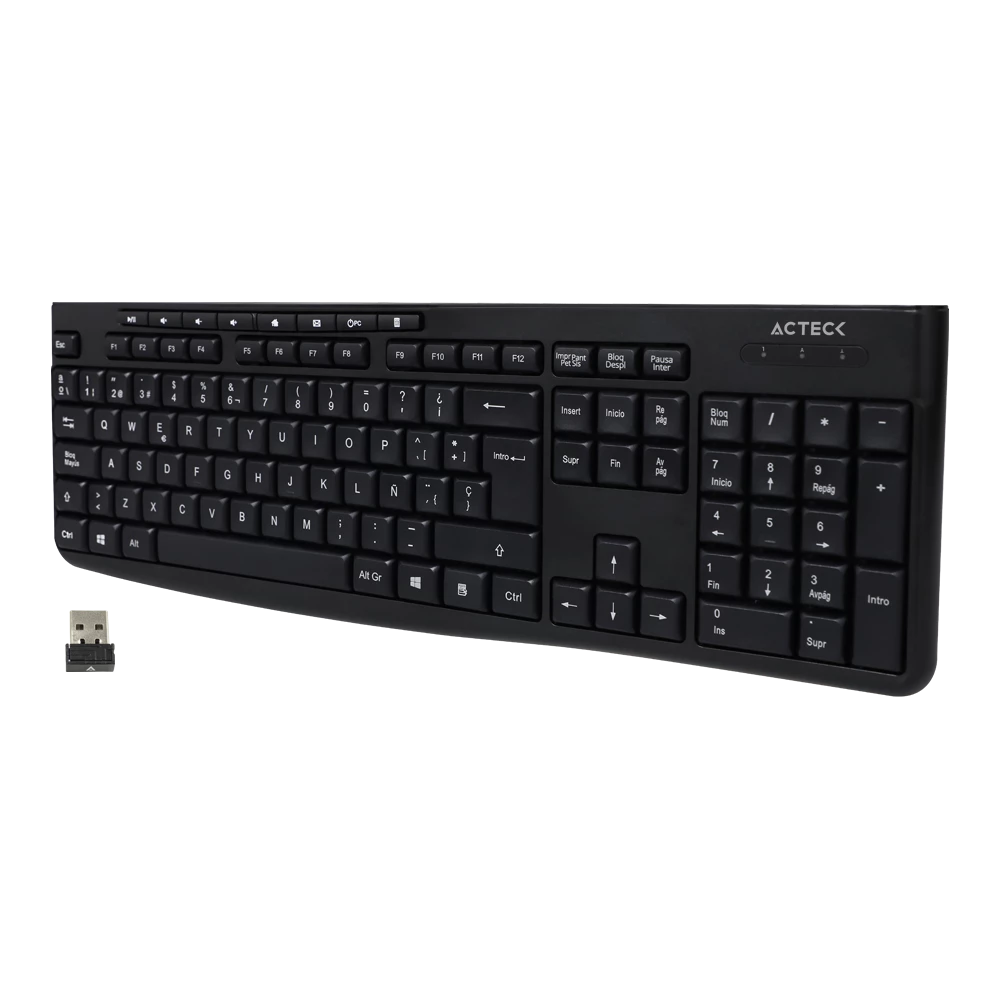 Teclado Inalámbrico | Inspire TI215 | Negro