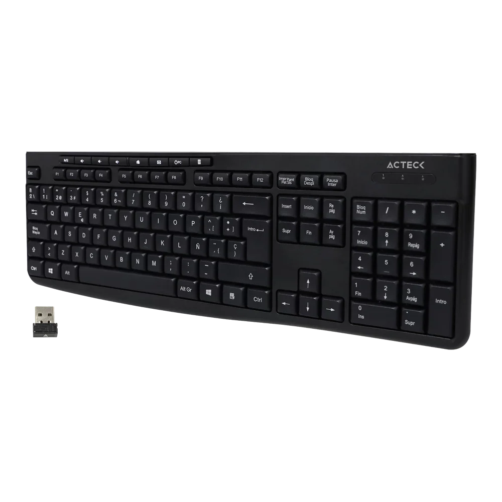 Teclado Inalámbrico | Inspire TI215 | Negro
