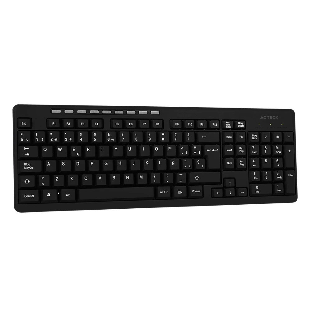 Teclado Diseño 100% Multimedia | Inspire TI215 | Inalámbrico 2.4 Ghz