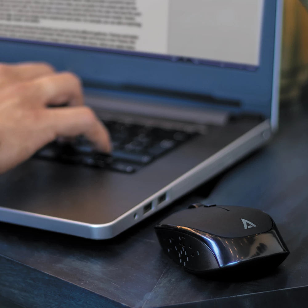 Mouse Confortable Inalámbrico | Optimize MI440 | Negro