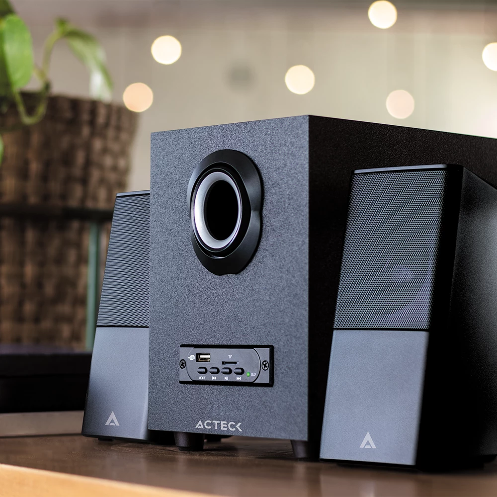 Bocinas 2.1 con Subwoofer | Hear AS480 | Negro