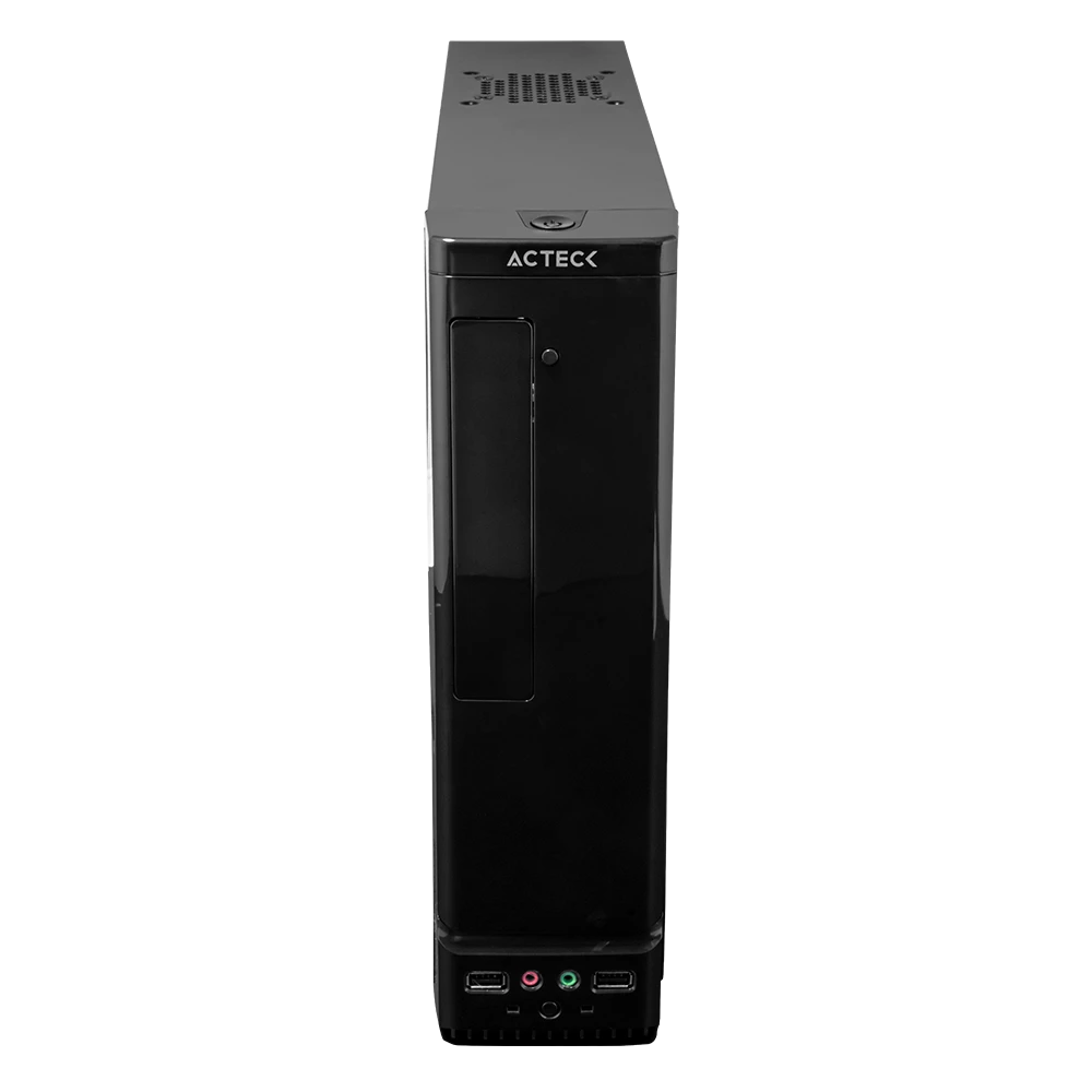 Gabinete Mini Torre Slim | Atom GS240 | Negro