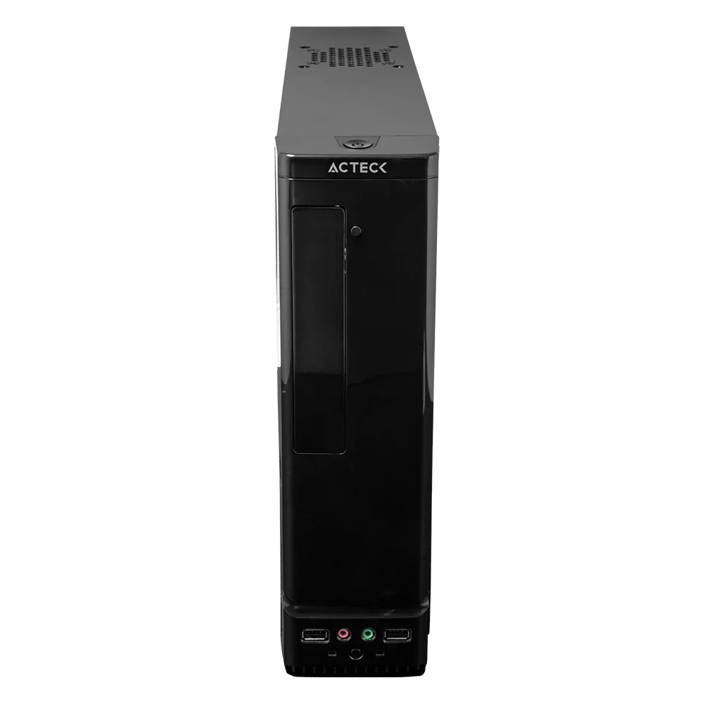 Gabinete Mini Torre Slim | Atom GS240 | Negro
