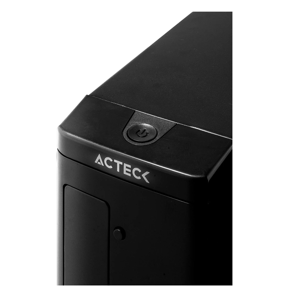 Gabinete Mini Torre Slim | Atom GS240 | Negro