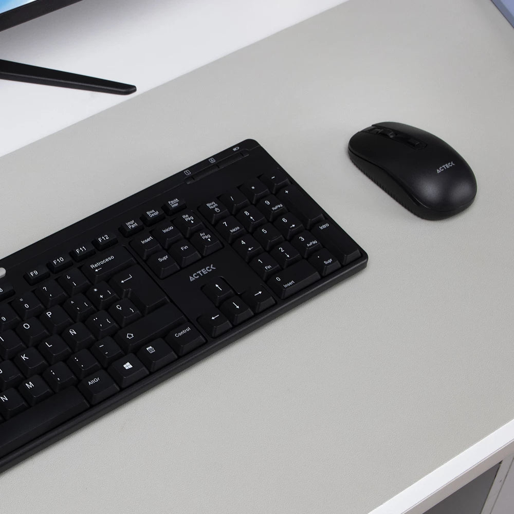 Combo 2 en 1 Inalambrico teclado y mouse | Creator MK450 | Negro