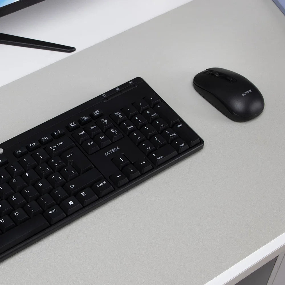 Combo 2 en 1 Inalambrico teclado y mouse | Creator MK450 | Negro