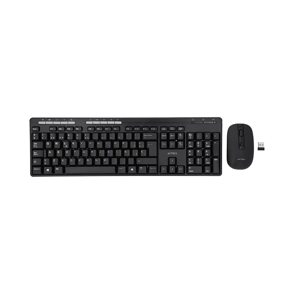 Combo 2 en 1 Inalambrico teclado y mouse | Creator MK450 | Negro