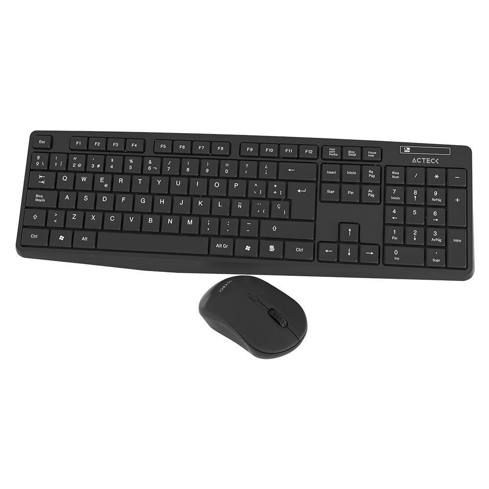 Combo 2 en 1 Inalámbrico teclado y mouse | Creator MK440 | Negro
