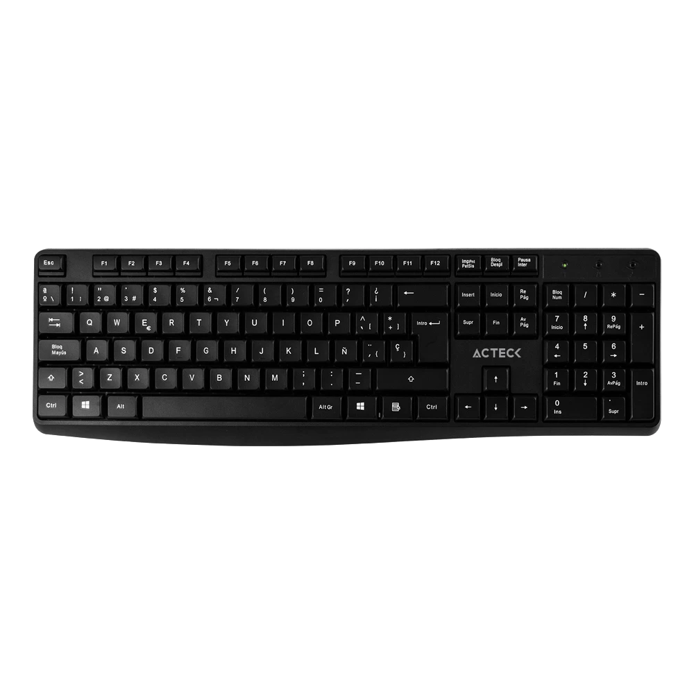 Combo 2 en 1 Inalámbrico teclado y mouse | Creator MK440 | Negro