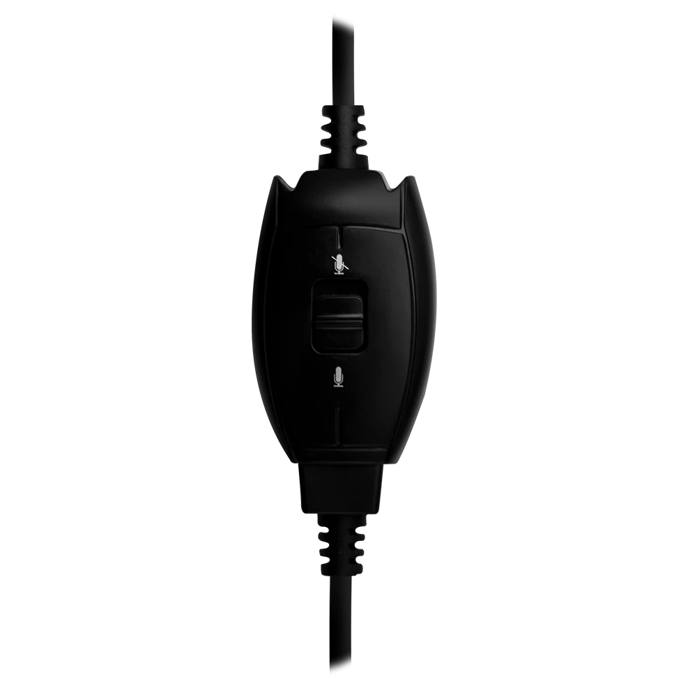 Audífonos On Ear para Call Center Mic Flexible | Discover HU430 | Negro