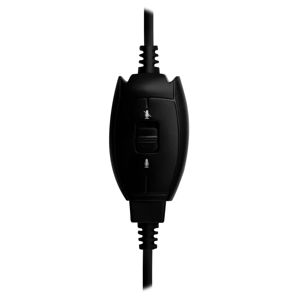 Audífonos On Ear para Call Center Mic Flexible | Discover HU430 | Negro