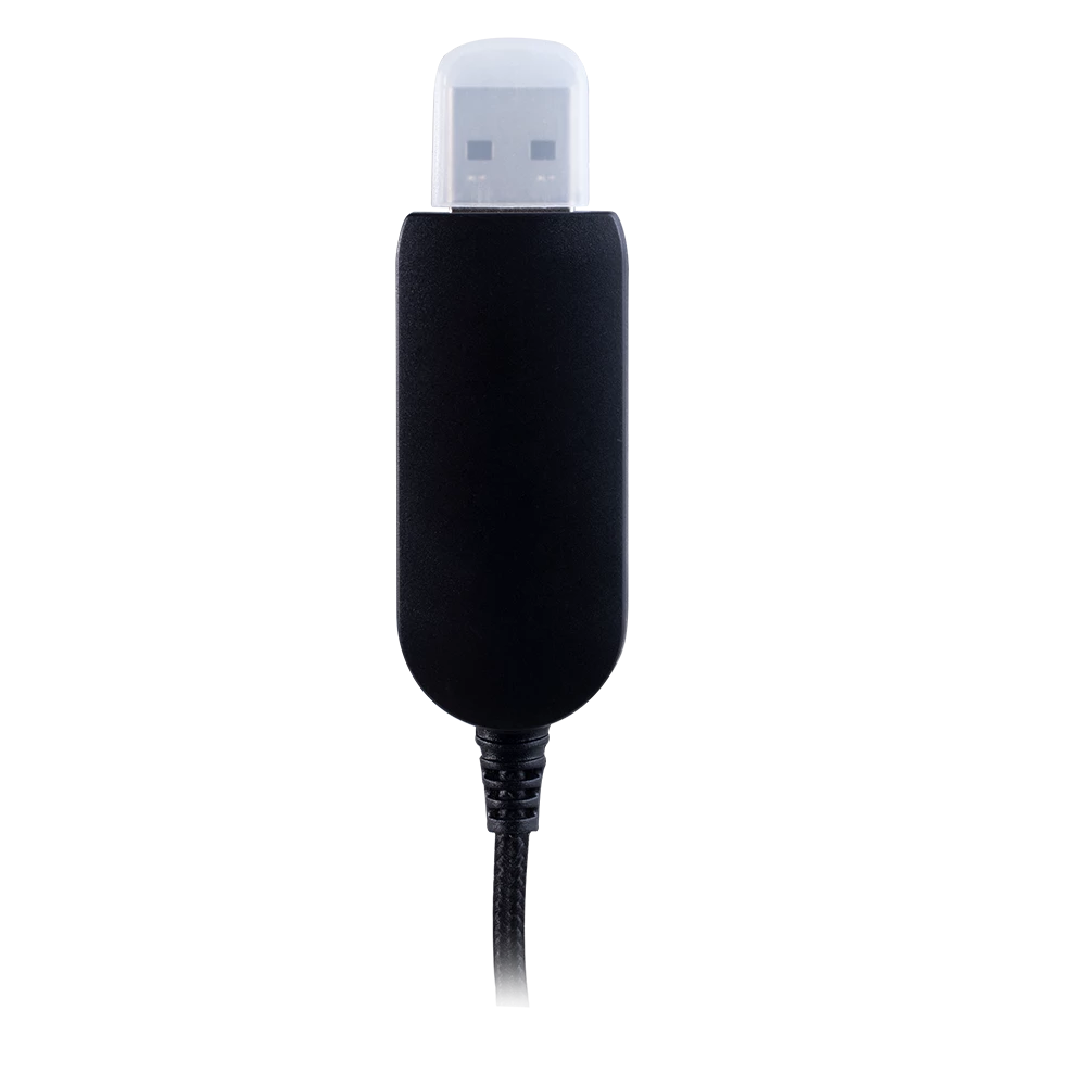 Audífonos On Ear para Call Center Mic Flexible | Discover HU430 | Negro