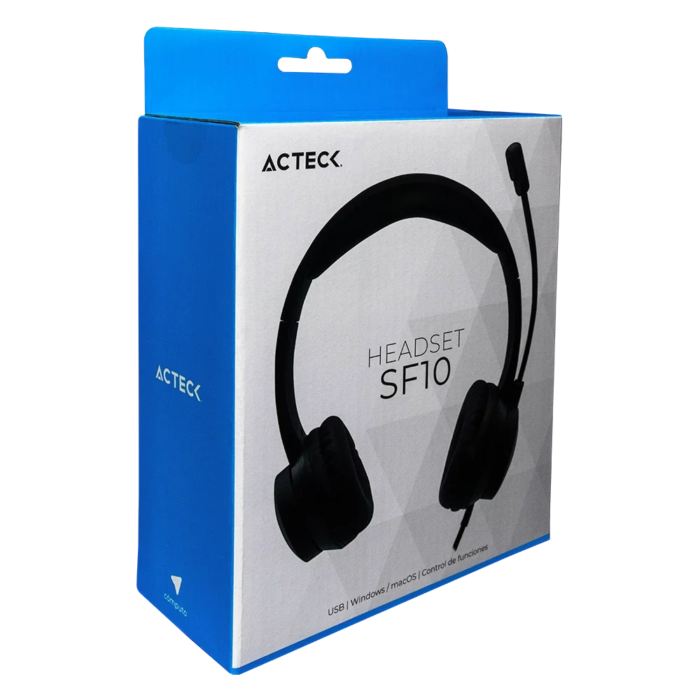 Audífonos On Ear para Call Center Mic Flexible | Discover HU430 | Negro