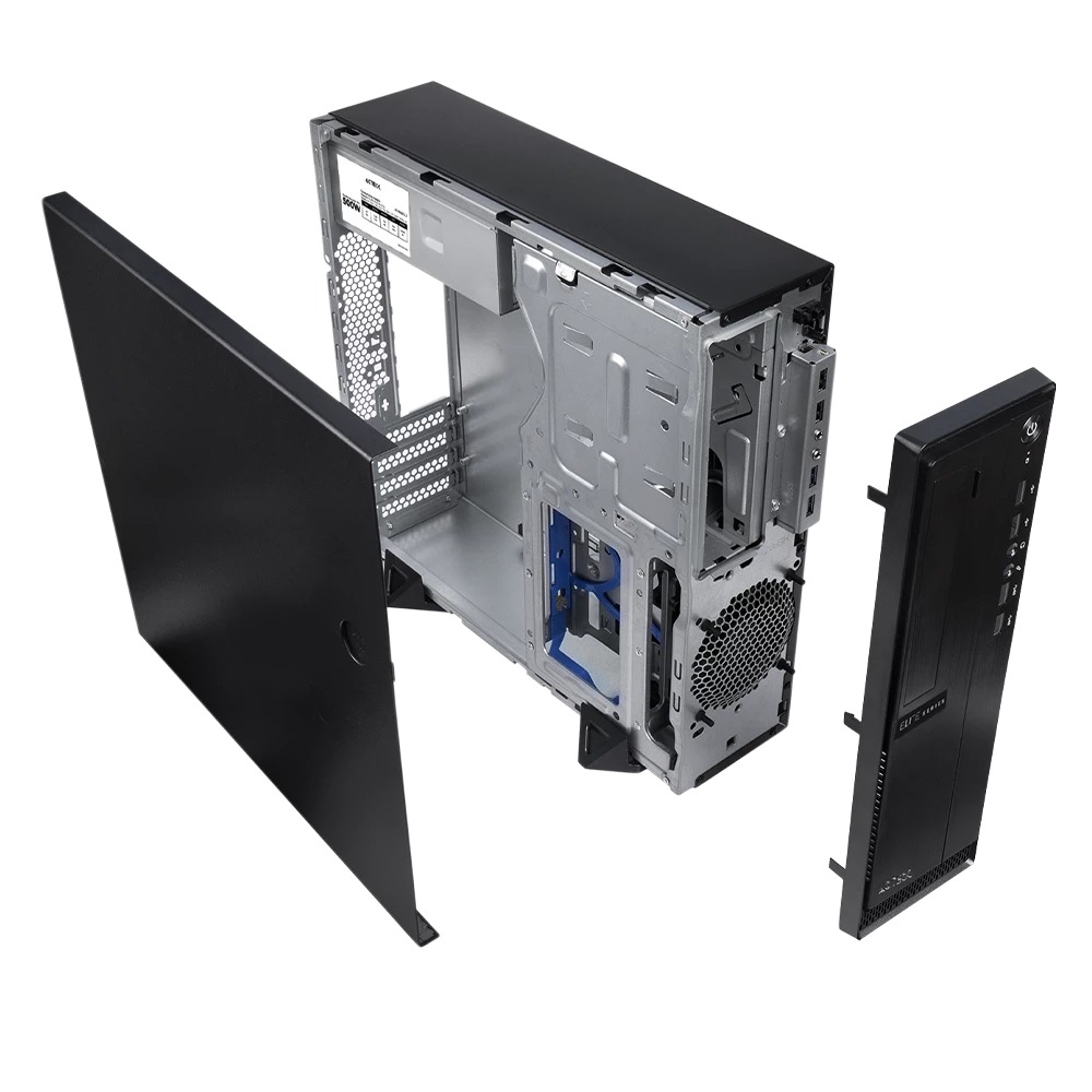 Gabinete Mini Torre Slim | Lubeck GS660 | Negro