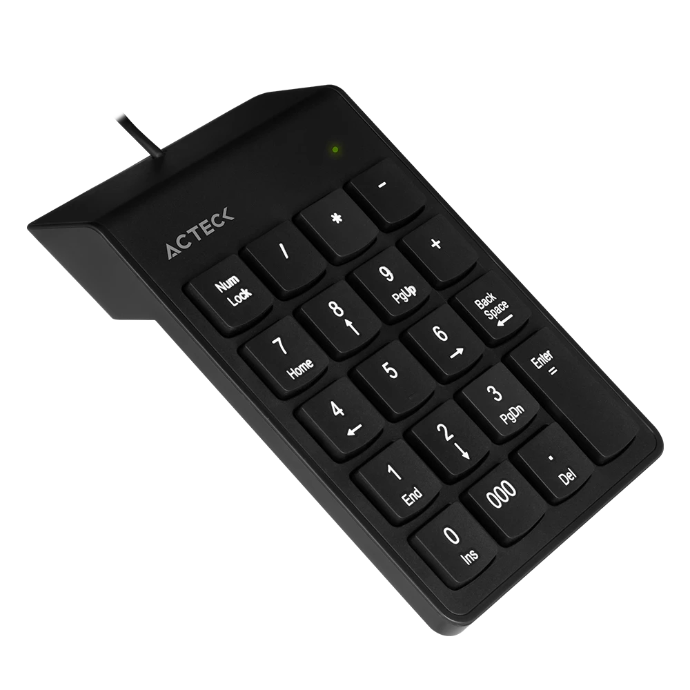 Teclado Numérico Alámbrico | Inspire TN220 | Negro