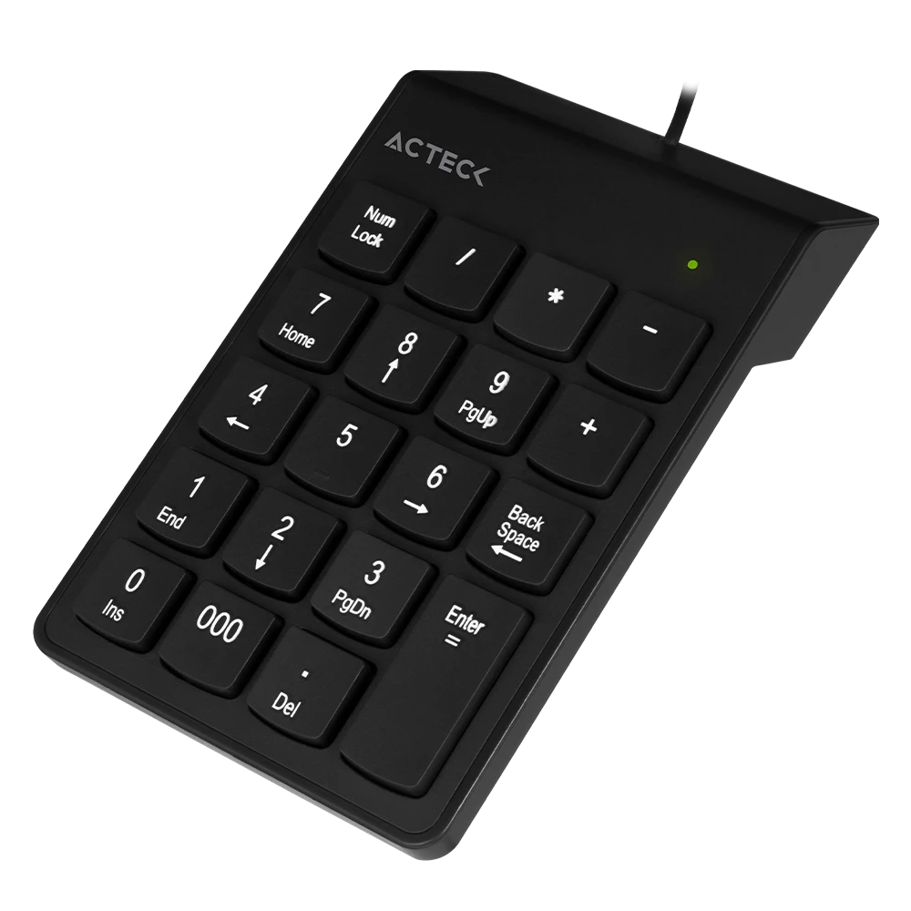 Teclado Numérico Alámbrico | Inspire TN220 | Negro