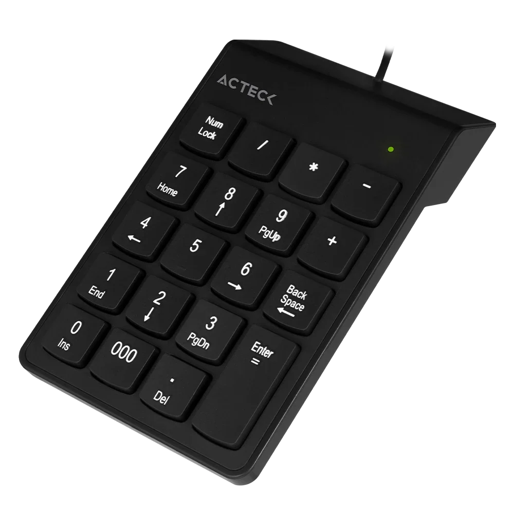 Teclado Numérico Alámbrico | Inspire TN220 | Negro
