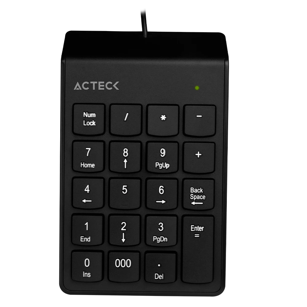Teclado Numérico Alámbrico | Inspire TN220 | Negro