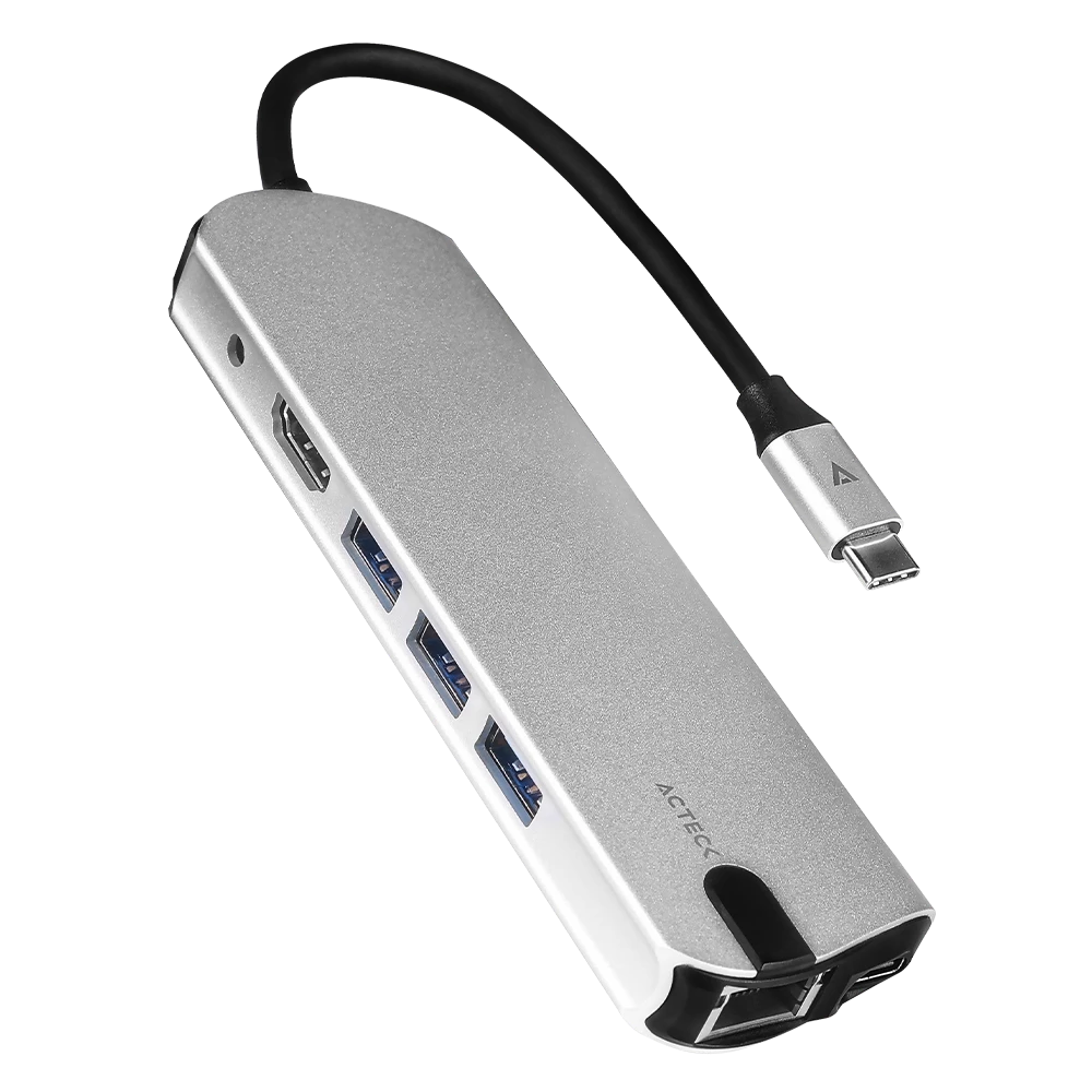 HUB USB C | Port X DH670 10 en 1 | Plata
