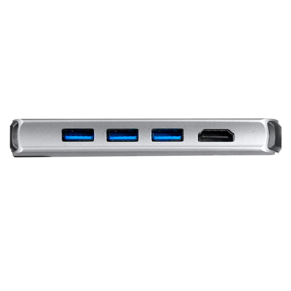HUB USB C | Port X DH670 10 en 1 | Plata