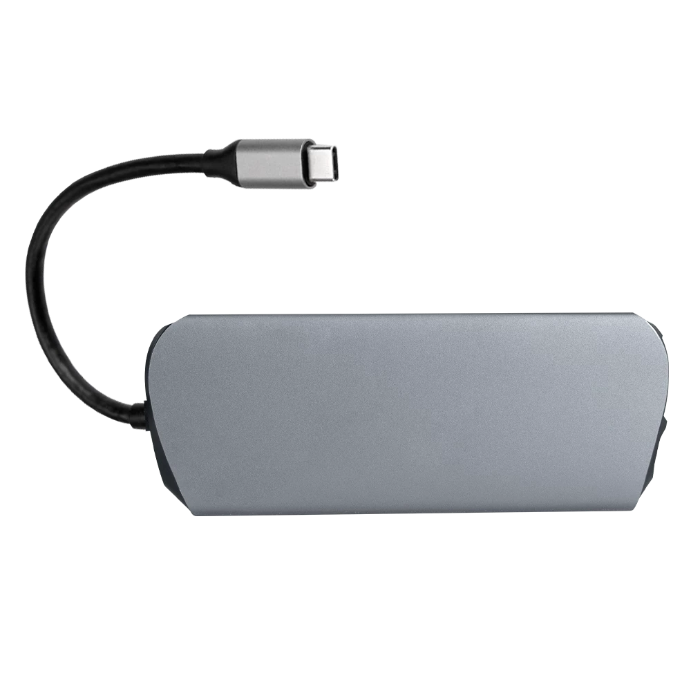 HUB USB C | Port X DH670 10 en 1 | Plata
