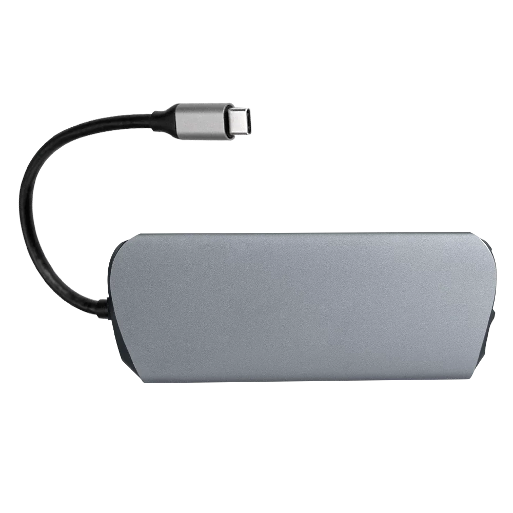 HUB USB C | Port X DH670 10 en 1 | Plata
