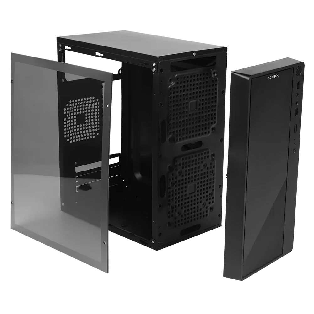 Gabinete Compacto Mini Torre | Kioto GC220 | Negro
