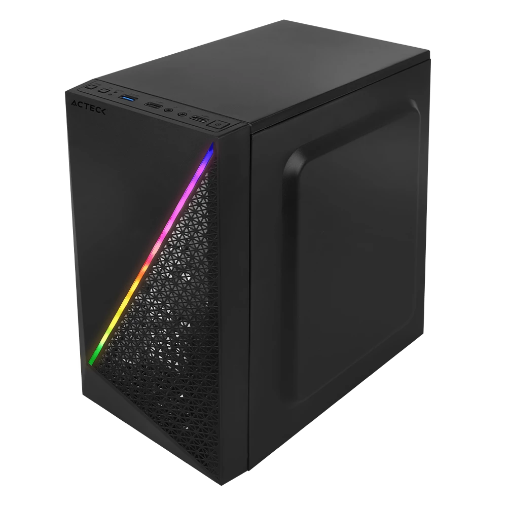 Gabinete Compacto Mini Torre | Kioto GC460 | Negro