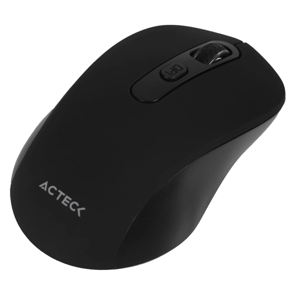 Mouse Confortable Inalámbrico | Optimize Joy MI215 | Negro