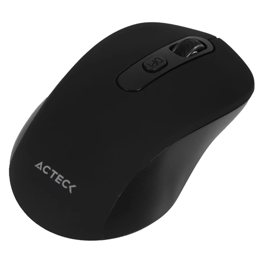 Mouse Confortable Inalámbrico | Optimize Joy MI215 | Negro