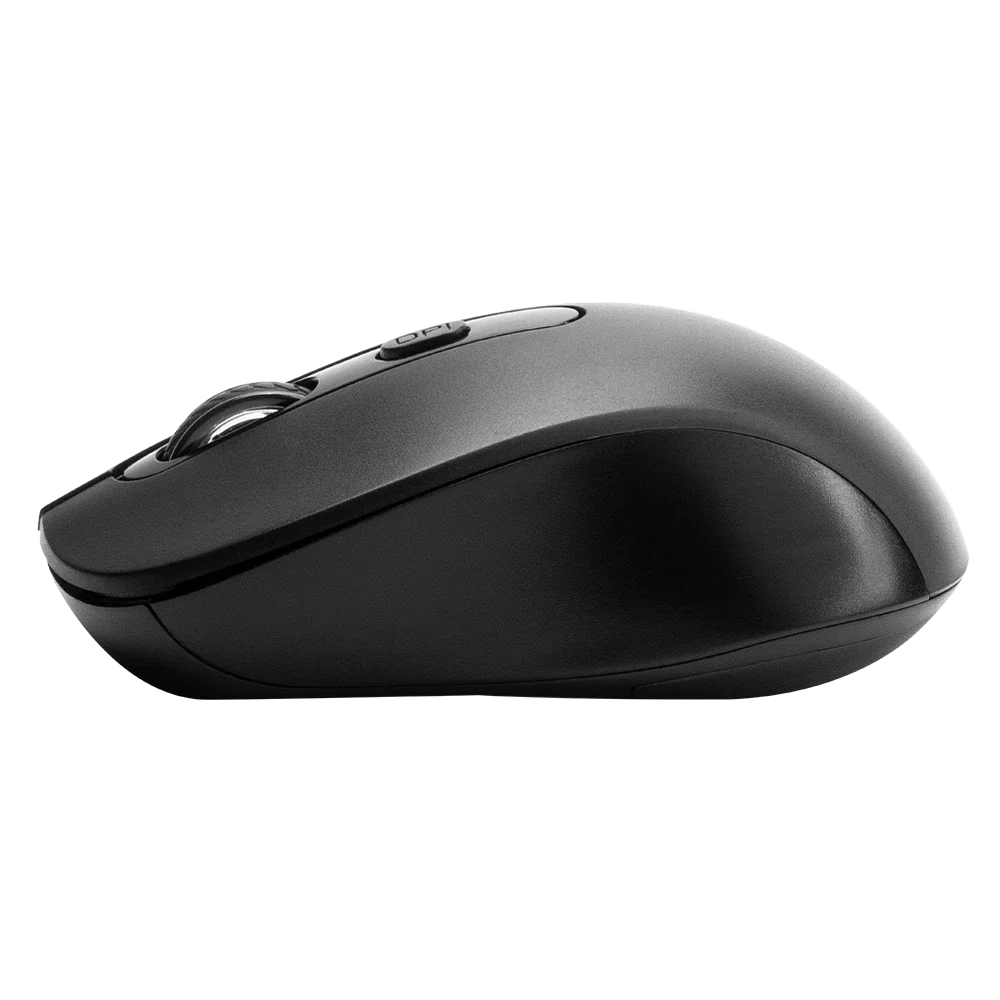 Mouse Confortable Inalámbrico | Optimize Joy MI215 | Negro