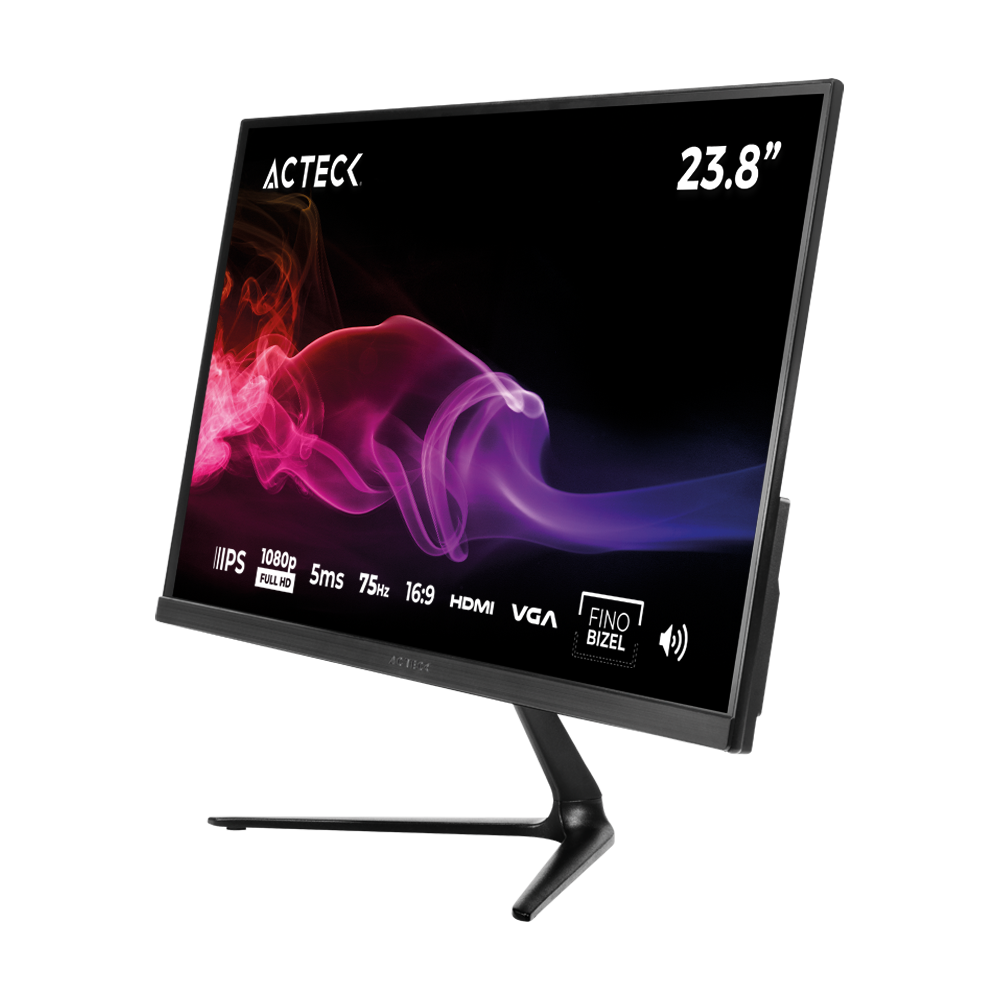 Monitor Plano 23.8" IPS | Captive Vivid SP240 | Negro