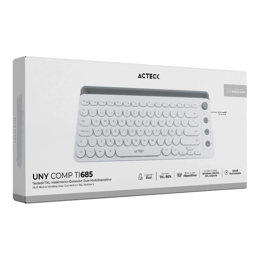 Teclado Multidispositivo | Uny Comp TI685 | Negro