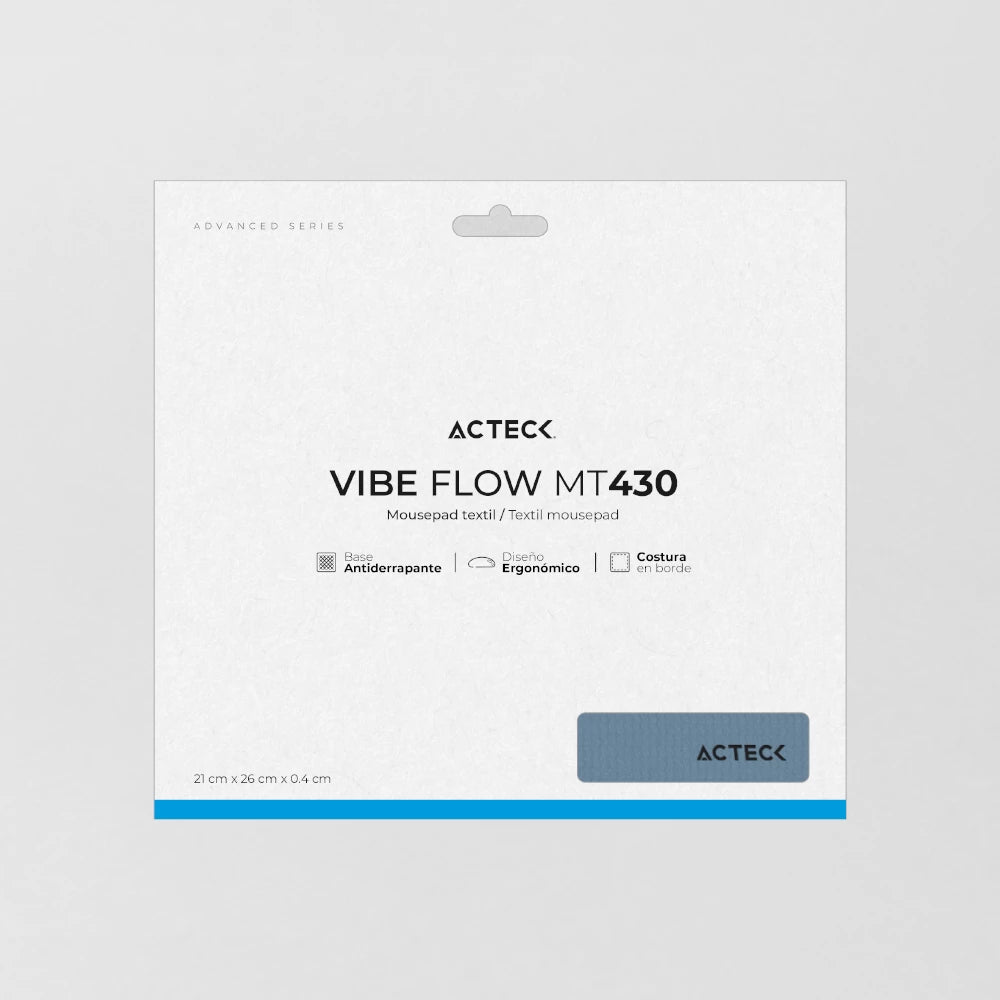 Alfombrilla para Mouse Vibe | Flow MT430 | Azul Claro