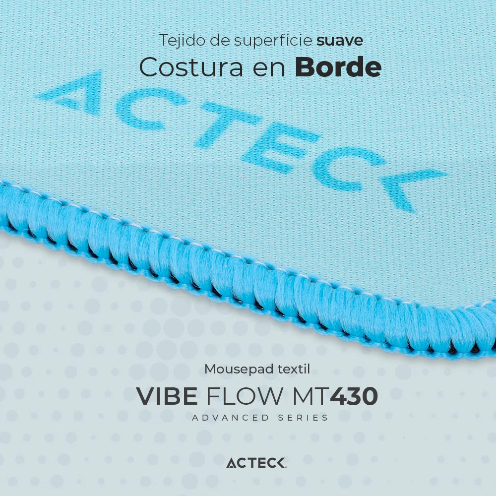 Alfombrilla para Mouse Vibe | Flow MT430 | Azul Claro