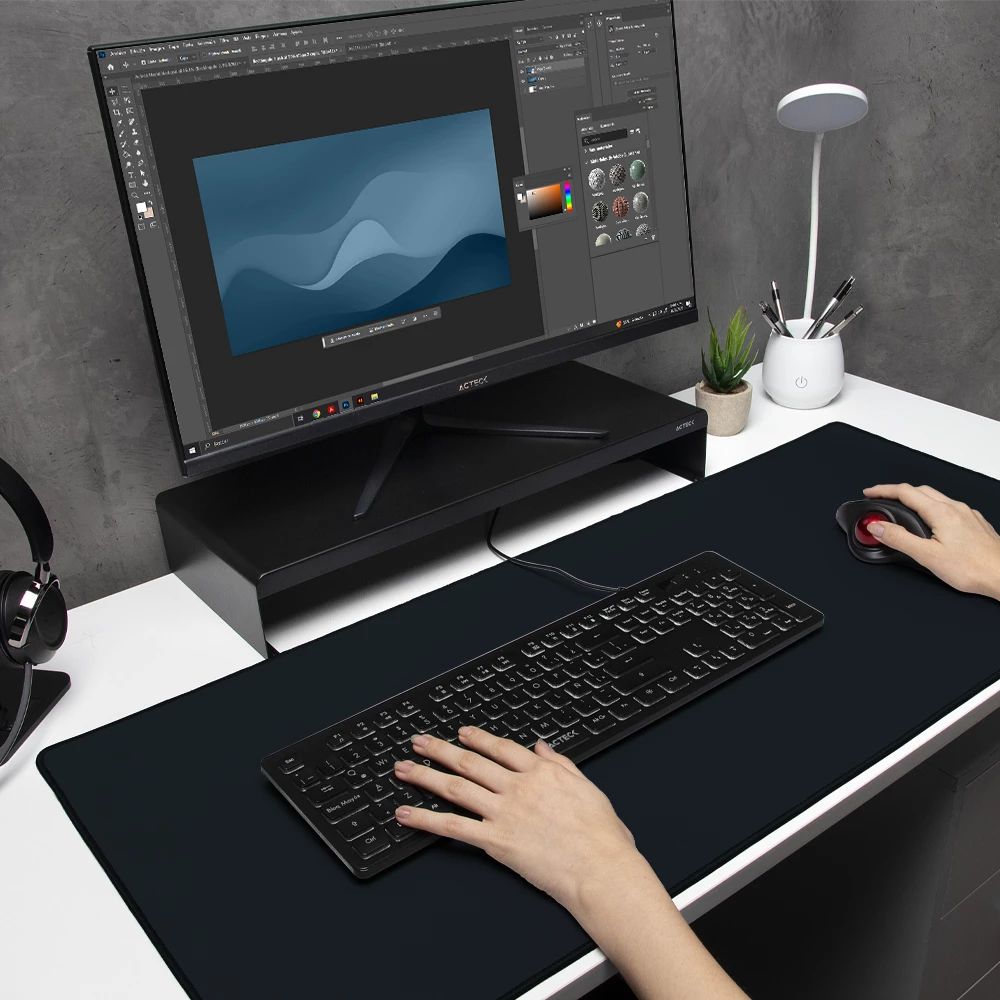 Alfombrilla para Escritorio | Vibe Flow Max MT480 | Grafito