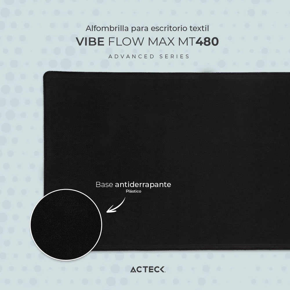 Alfombrilla para Escritorio | Vibe Flow Max MT480 | Grafito