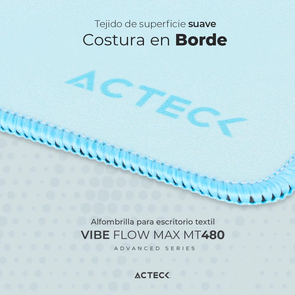 Alfombrilla para Escritorio | Vibe Flow Max MT480 | Azul Claro