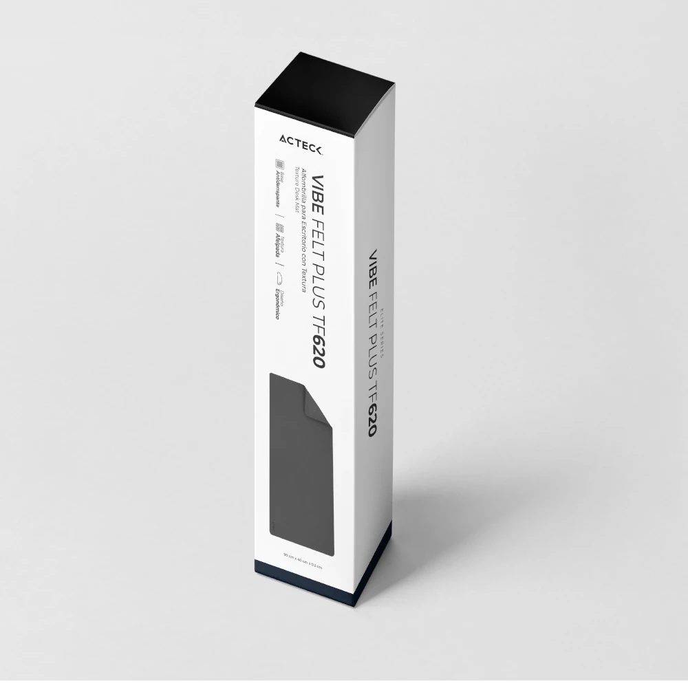 Alfombrilla para Escritorio | Vibe Felt Plus TF620 | Gris Oscuro