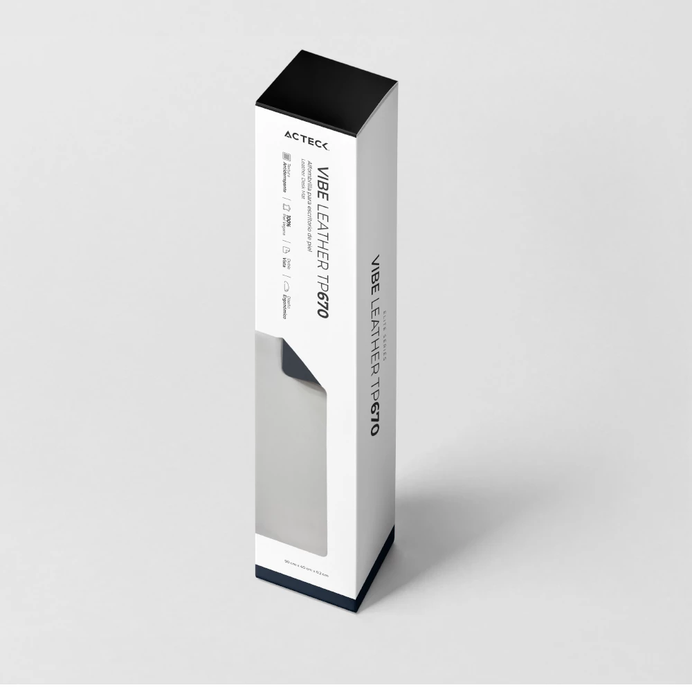 Alfombrilla para Escritorio | Vibe Leather TP670 | Gris