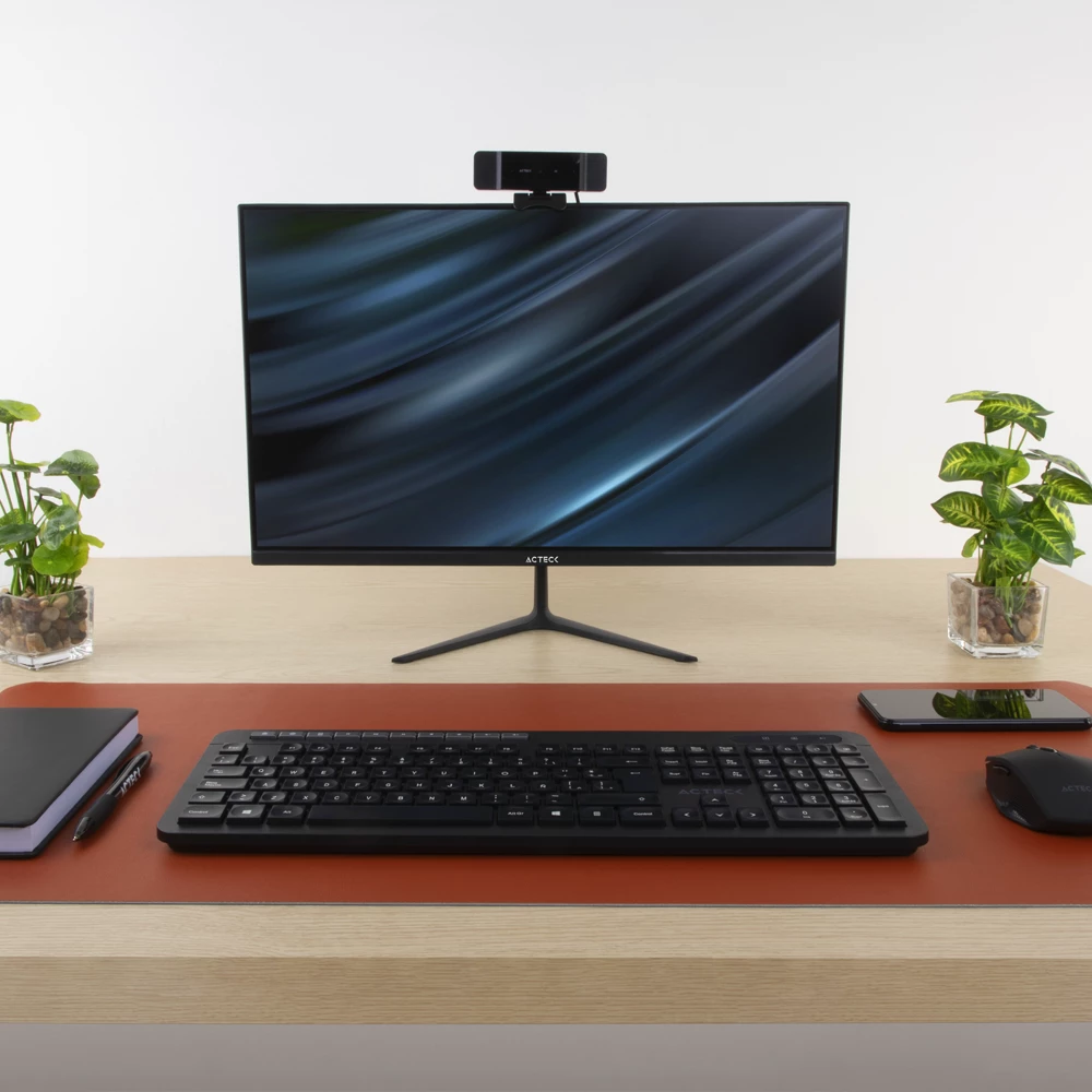 Alfombrilla para Escritorio | Vibe Leather TP670 | Azul-Café