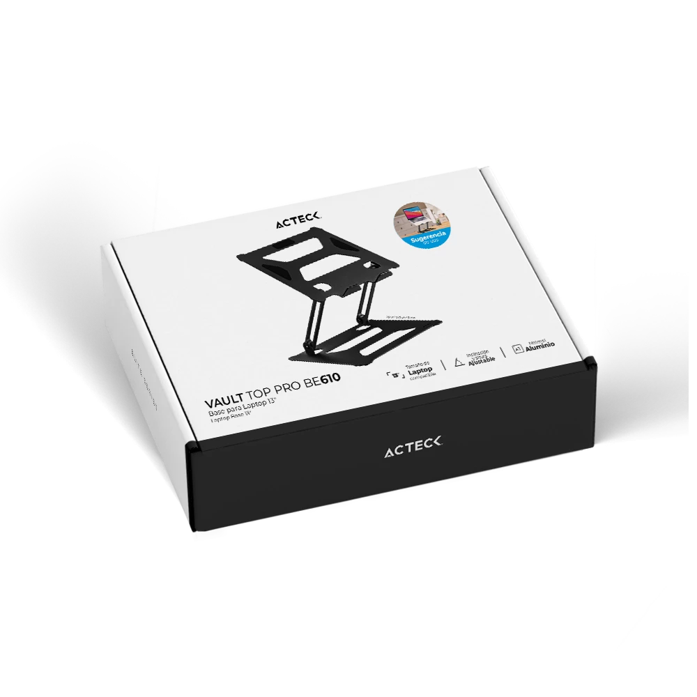 Base Elevadora | Vault Top Pro BE610 | Negro