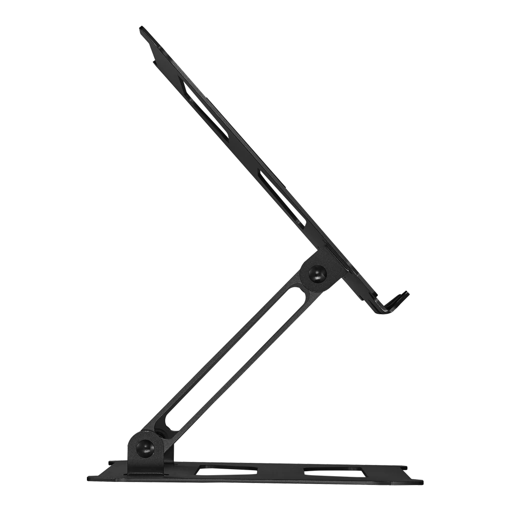 Base Elevadora | Vault Top Pro BE610 | Para Dispositivos Estructura de Aluminio + Antiderrapante Disp de 11 a 15" Pulgadas | Elite Series Negro