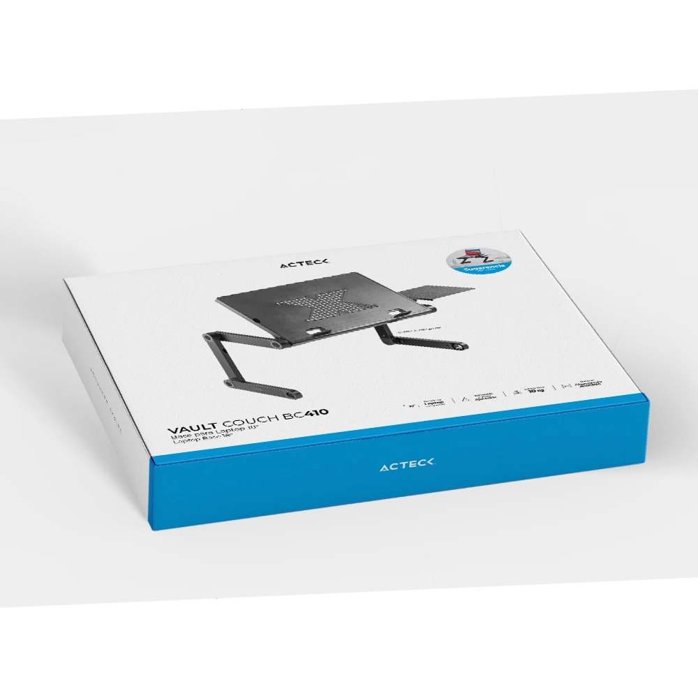 Base Elevadora Portátil | Vault Couch BC410 | Negro