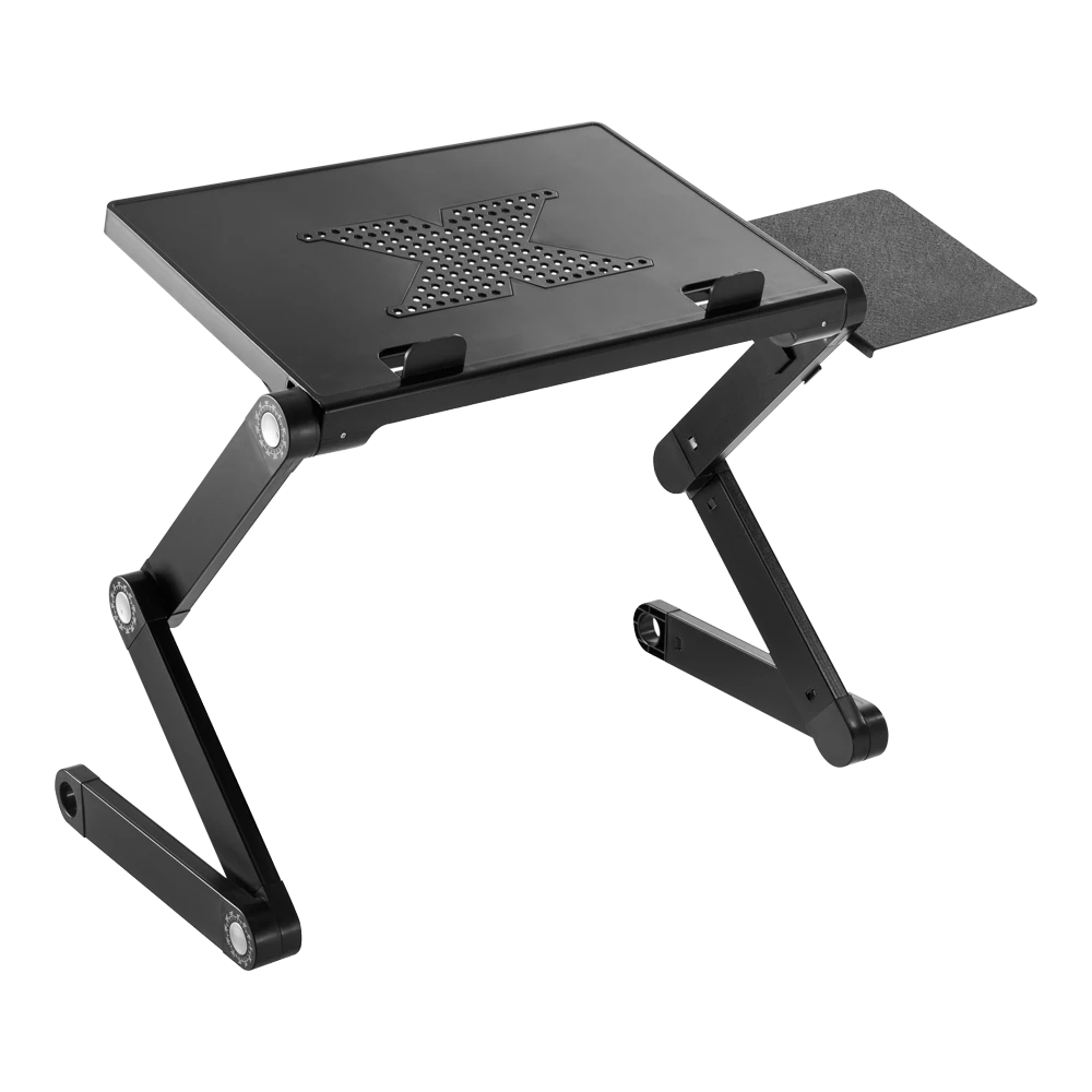 Base tipo Escritorio | Portátil Vault Couch BC410 | Articulado para Laptop y soporte para mouse | Advanced Series Negro