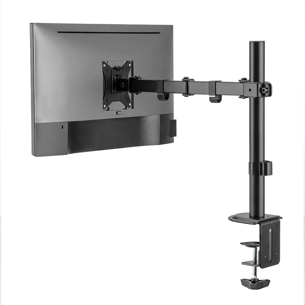 Soporte para Escritorio | Enforce Zone SM450 | Articulado para 1 Monitor + Soporte Vesa de 75x75mm / 100x100mm + Fijación C-Clamp