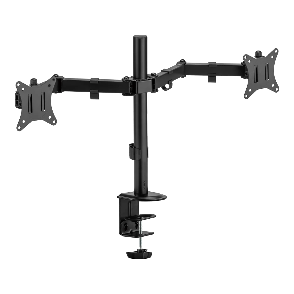 Soporte para Escritorio | Enforce Zone SM490 | Articulado para 2 Monitor + Soporte Vesa de 75x75mm / 100x100mm + Fijación C-Clamp