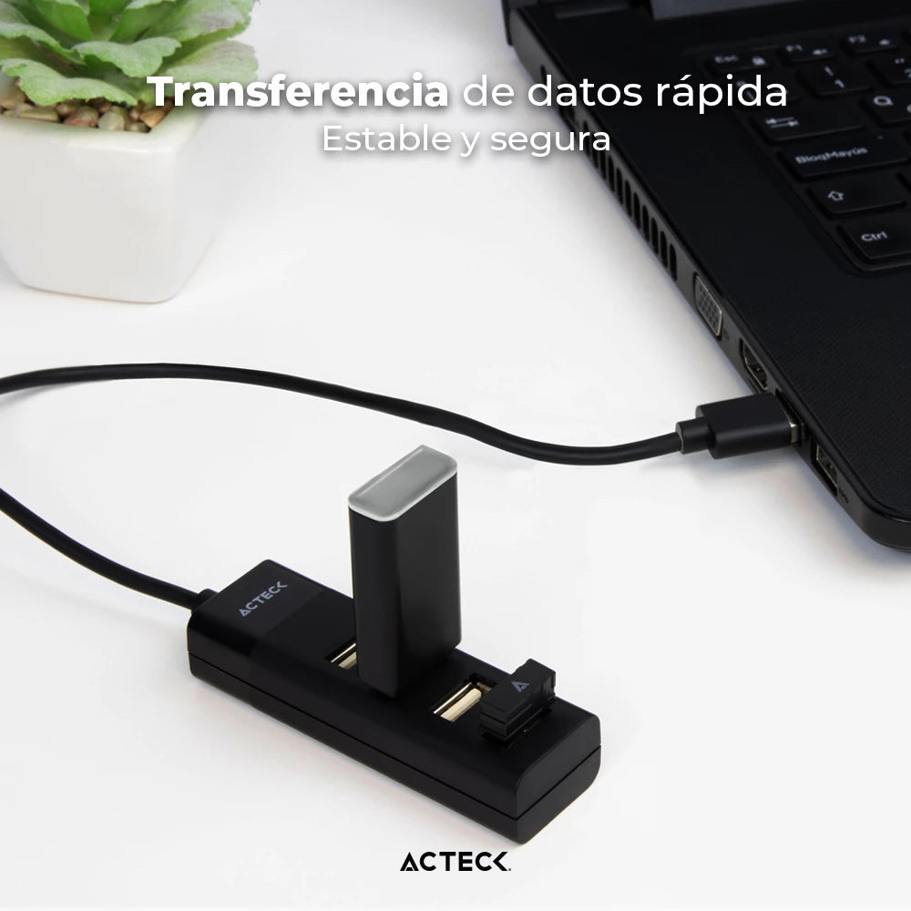 HUB USB A | Port X2 DH420 | Negro