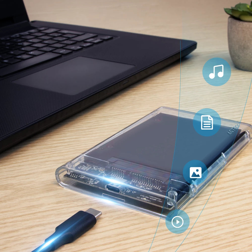 Enclosure HDD | Armor Clear HC440 | Transparente