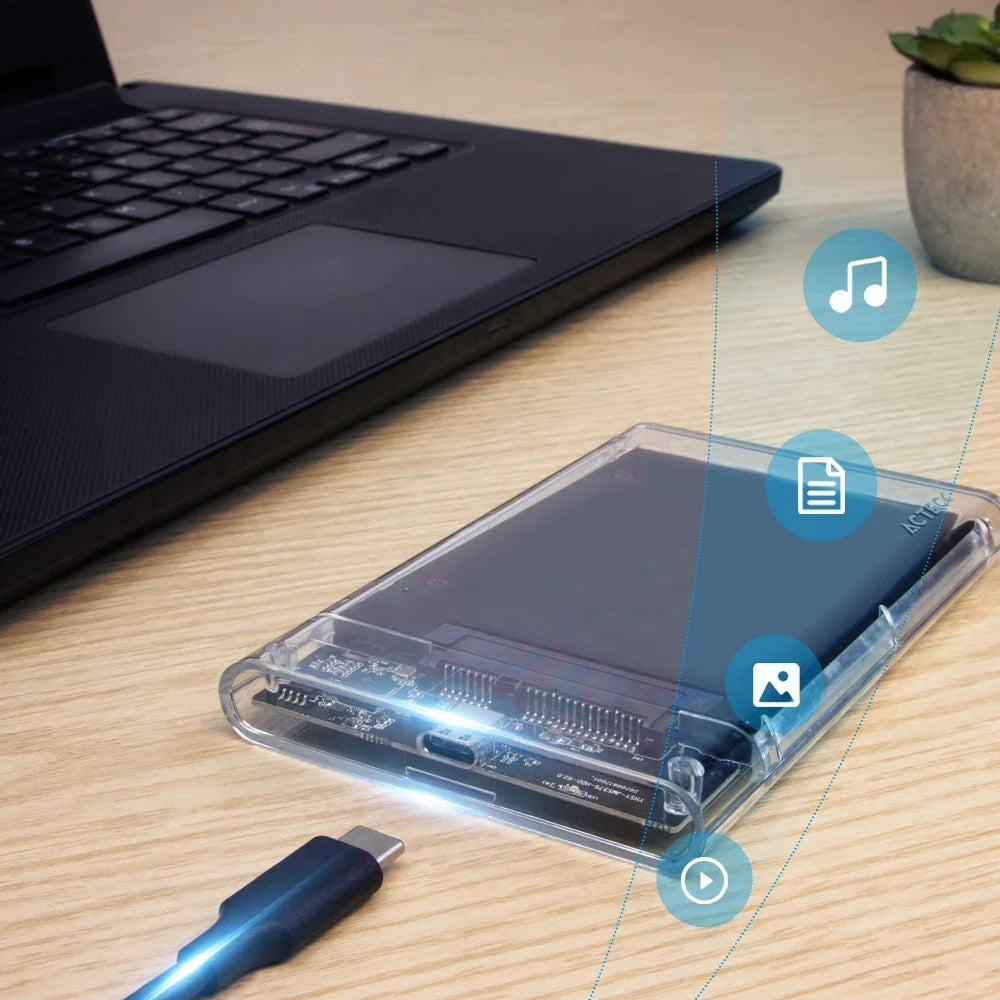 Enclosure HDD | Armor Clear HC440 | Transparente